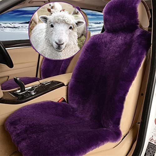 Altlue Real Sheepskin Car Seat Covers For Cars SUV Trucks Van RV Front
