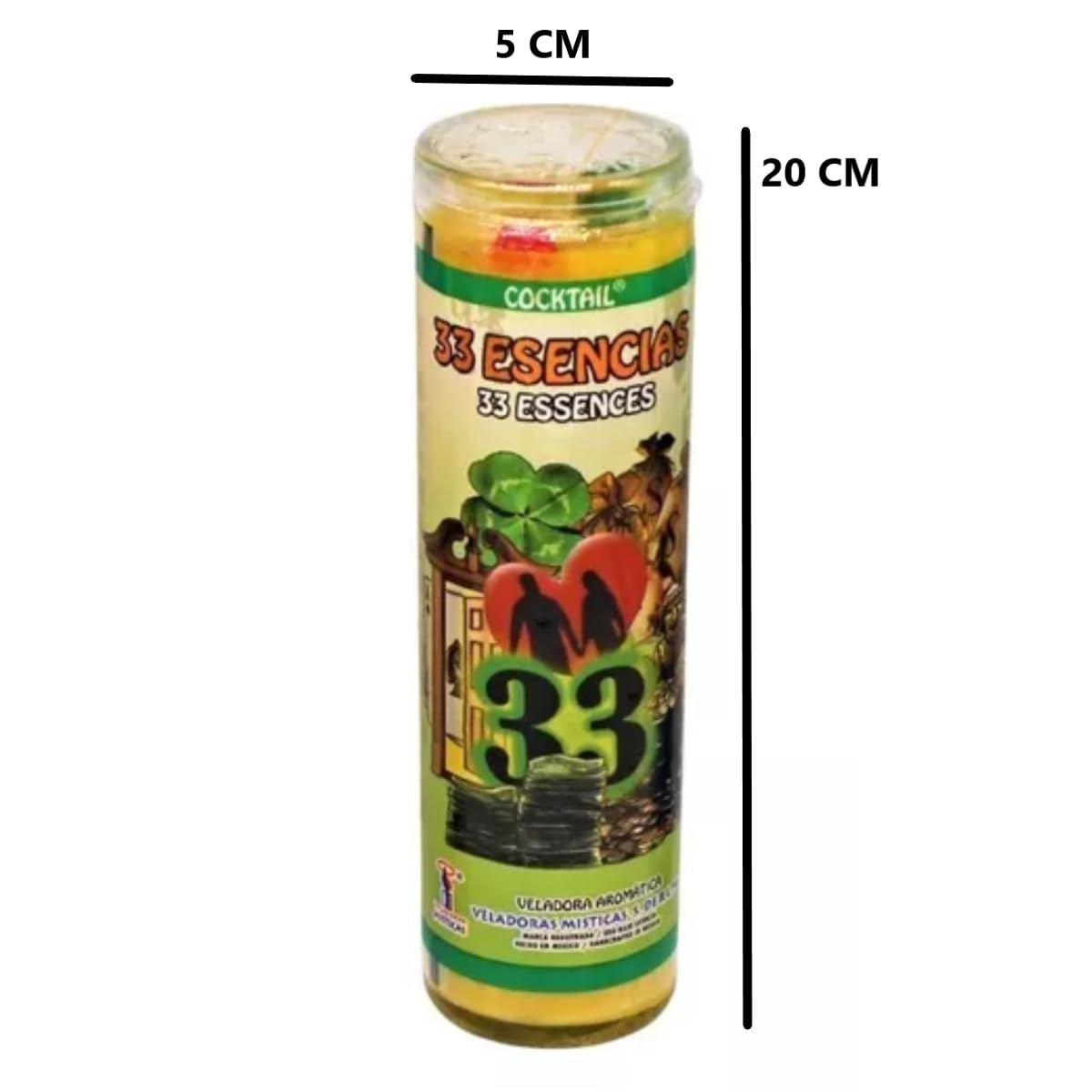 33 Essences (33 Esencias) - Vela aromática en vaso (7 días)