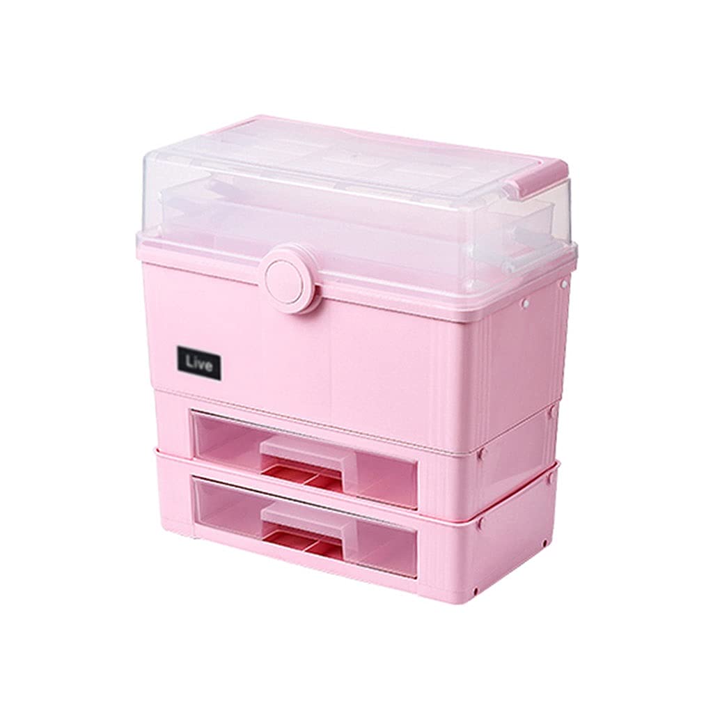 Kit di pronto soccorso, Kit di pronto soccorso Cassetta in plastica(Pink,2)