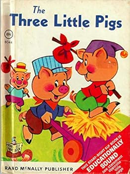 Hardcover The Three Little Pigs Rand McNally Start Right Elf Book