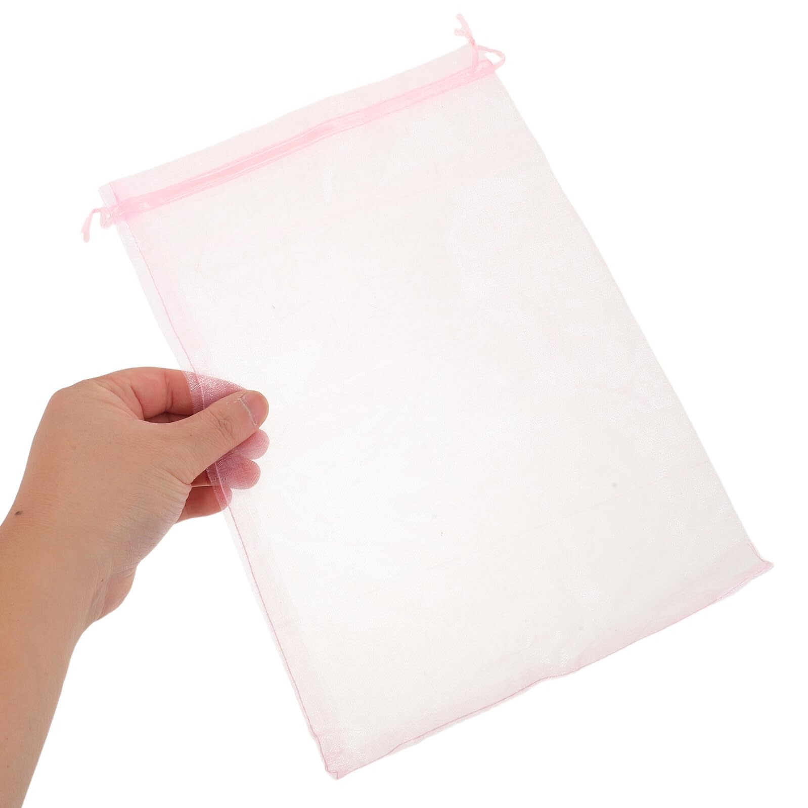 GLEAVI 100stücke Geschenktüten aus Organza für Hochzeiten Netzbeutel mit Kordelzug für Süßigkeiten Schmuck und Gastgeschenke