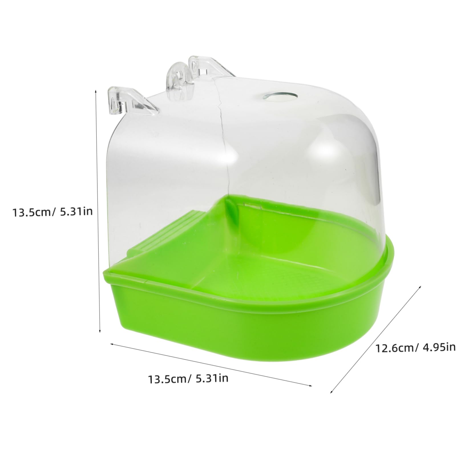 YARNOW 4pezzi da per Uccelli Resistente Box per Appeso per Pappagalli e Parrocchetti Accessorio per Pulizia Naturale e Riduzione Stress