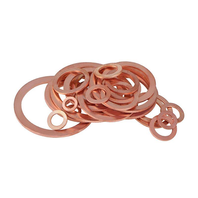 M13 - M15 Rame 25/50 PZ Anelli Di Tenuta Guarnizione In Rame - Foto 4