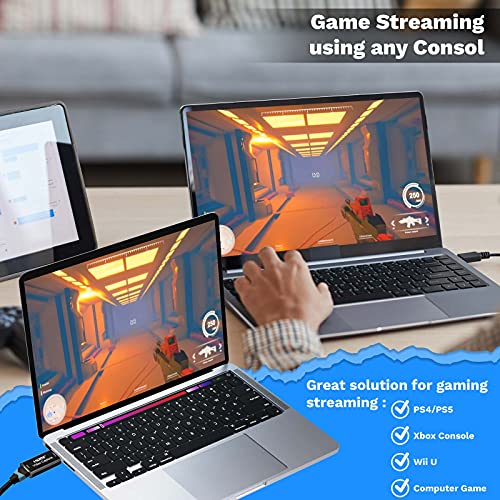 USB 3.0 Capture Card, HBAVLINK HDMI to USB Adapter Video Capture Card 1080p 60Hz Capture for Gaming Streaming, Compatible with Nintendo Switch,... - Image 3