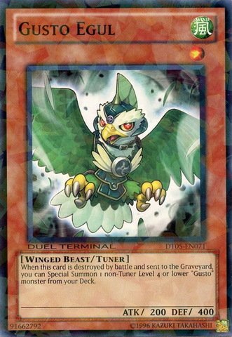 Amazon.com: Yu-Gi-Oh! - Gusto Egul (DT05-EN071) - Duel Terminal 5-1st  Edition