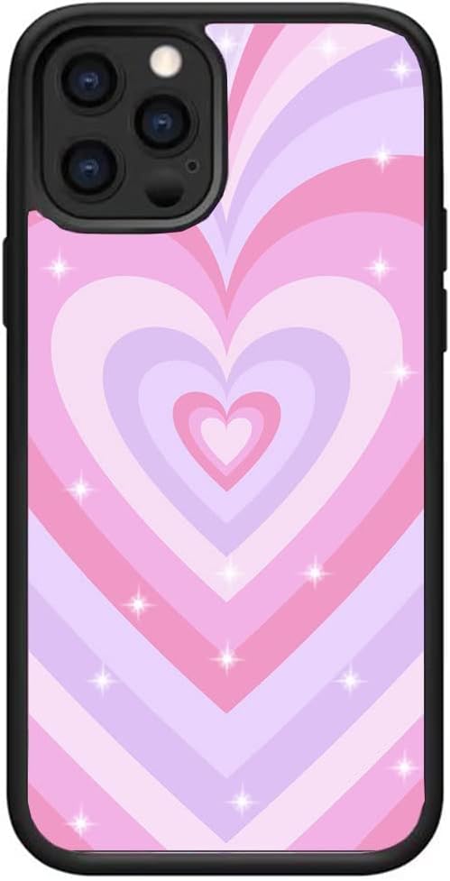 MOKENS Compatible with iPhone 13 Cute Flame Purple Aesthetic Phone Case Slim Soft Protective Phone Case for Girls Womens