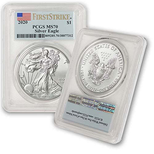 2020 1 oz Silver American Eagle Coin MS-70 (First Strike –...