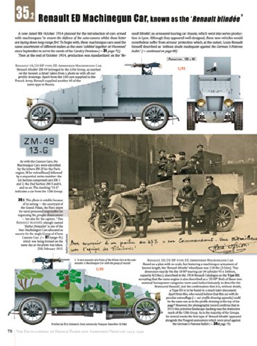 The Encyclopedia of French Tanks and Armoured Fighting Vehicles 1914-1940: Edition en Anglais