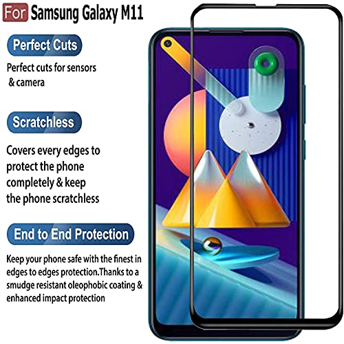 Image of DD SON (Black 11D Tempered Glass for Samsung, Redmi etc (Q-Samsung Galaxy M11 /A11(2020))