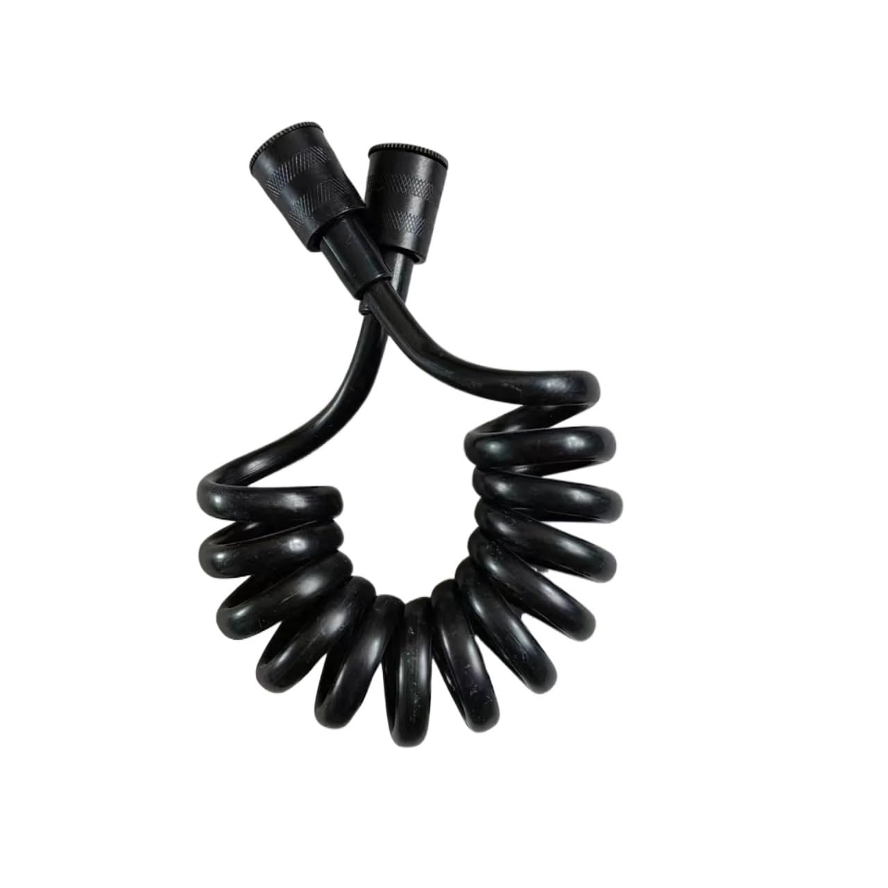 Flexible PU Shower Hose 1.5m/2m for Toilet Bidet Sprayer(Black,1.5m)