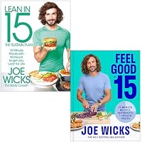 Lean in 15 The Sustain Plan & [Hardcover] Feel Good In 15 By Joe Wicks 2 Books Collection Set