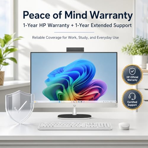 Image of Customized Computer,Create Using HP 27 inch Touchscreen All-in-One PC, AMD Ryzen AI 7 350 Processor, 32 /64GB DDR5 RAM, 2 /4TB SSD, Full HD IPS Display, Copilot+ PC,Wireless KB & Mouse
