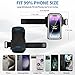 Wristbands Phone Holder for Running, Forearm Running Armbands for iPhone 16/15 Pro/14 Plus/13/11/XR/XS, Galaxy S24/S10, Supports Thick Phone Cases, Fits 4-6.8'' Phones