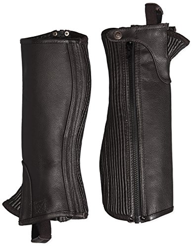 Riders Trend Kinder Reiterchaps Vollnarbenleder Mini Chaps-Dehnfalte, 10-Jahre Cover