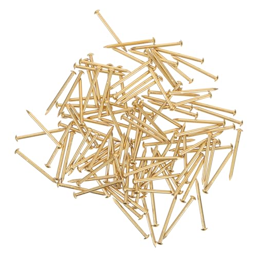 ULTECHNOVO clavos de cabeza redonda de cobre puro para sujeción de muebles y accesorios para proyectos en casa y oficina miniatura 1