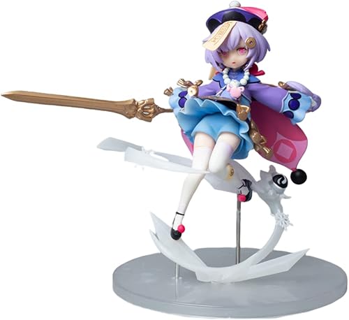Genshin-Impact 2nd Qiqi Flying Posture Combat Pose Figuras de acción de PVC Figuras de acción de animación Estatua de personaje de animación,
