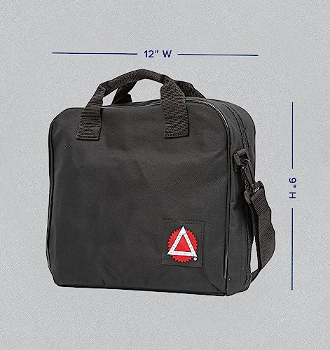 National Notary Association Carry-All Notary Bag – Letter Size Carry-All with Multiple Pockets, Adjustable Shoulder Strap, and Mini Padlock Included4