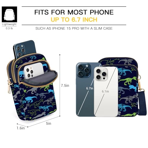 Image of YINHEXI Small Crossbody Bags for Women, Mini Cell Phone Wallet Purse, Shoulder Bag for Women and Men