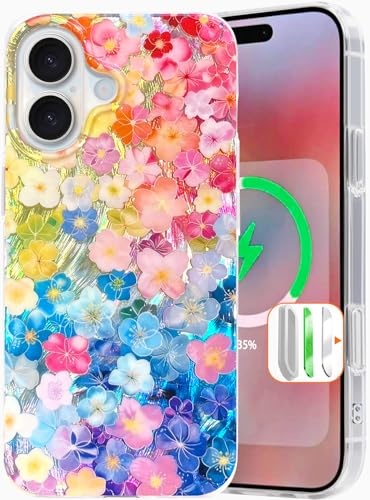 I-MGAE-IN-AR �R���p�N�g�P�[�X iPhone 16 Plus�p �P�[�X �J���t���ȋʒ��F�̃t�����[�f�U�C���A�J�����R���g���[���AMagSafe�Ή��A�z���O���t�B�b�N���򂩂킢���A�ϏՌ��~���^���[�O���[�h�ی�d�b�P�[�X