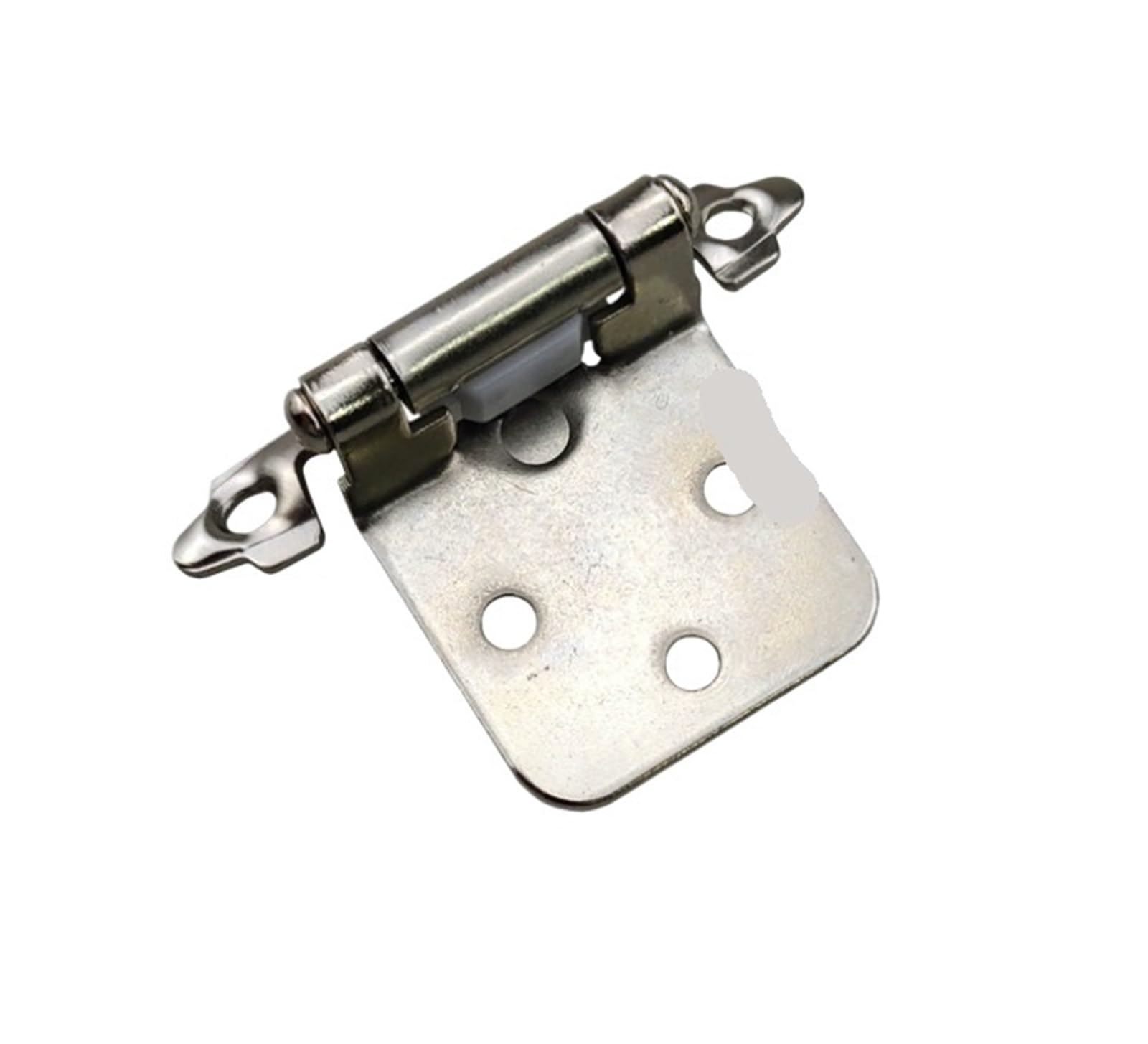 20Pcs Self-Closing Cabinet Door Hinge Furniture Hinge(Satin Nickle)