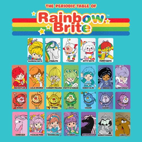 Girl's Rainbow Brite Table of Characters T-Shirt2