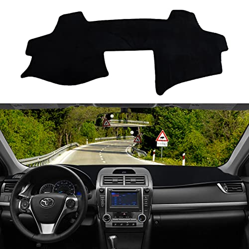 Rilsen Dash Cover Mat Custom Fit For Toyota Camry 2007 2008 2009 2010 2011 Dash Cover Nonslip Dashboard Mat Protector Sunshade No Glare Black #TOP3
