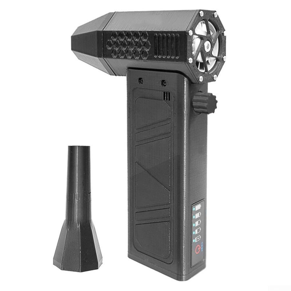 Mini souffleur à jet sec, puissant 140 000 tr/min, 62 m/s, turbo-ventilateur avec buse, pour évacuer la poussière, l'eau, la neige