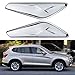 2PCS Front Fender Chrome Finisher Trim Right Left Side Fits X3 F25 X4 F26 2011 2012 2013 2014 2015 2016 2017 Replaces 51117338569 51117338570 (Driver & Right Side)