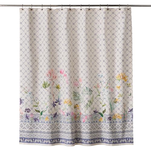 Maison d' Hermine Shower Curtain 100% Cotton (70"x72", Pack of 1) Home Spa