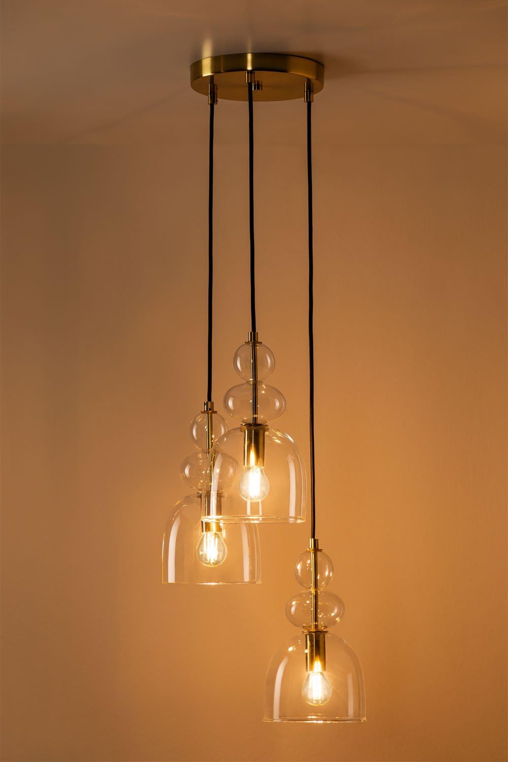 SKLUM Lampa sufitowa z 3 punktami świetlnymi Bezany