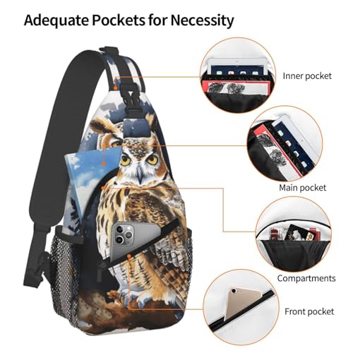 Bolso cruzado estilo sling para viaje y senderismo miniatura 3