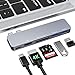 Produktbild USB C Hub,6-in-1 Type C Hub Adapter with 4K HDMI,Thunderbolt 3 78W PD Charging,2 USB 3.0, SD/TF Card Reader,for MacBook Pro 2019/2018 /2017/2016, MacBook Air 2019/2018.