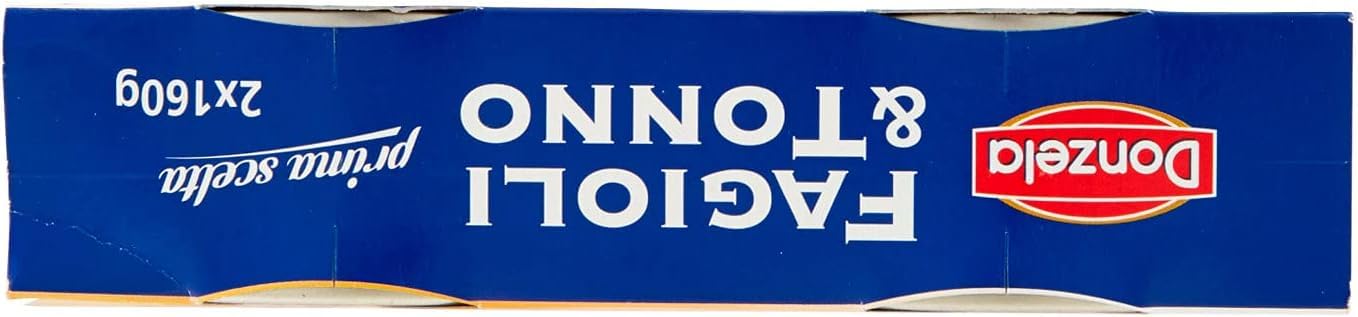 Italian Gourmet Donzela Fagioli e Tonno, Weiße Bohnen mit Thunfisch, 26% Thunfisch, 12 x 2 x 160 g+ Italian Gourmet Polpa 400gr