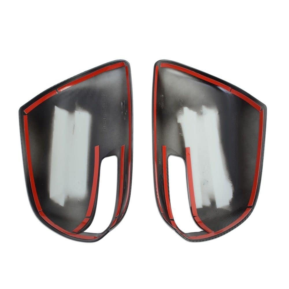 Rearview Mirror Cover Case Door Rearview Mirror Cap Car Accessories Trim, for Toyota, Sienna 2019 2020 ABS Carbon Fiber Couvre-Rétroviseurs