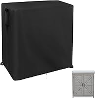 Vista 14 de Yaheetech - Funda impermeable para mesa de banco de macetas Yaheetech de 45 x 20 x 49 pulgadas, funda protectora para armarios al aire libre/bancos