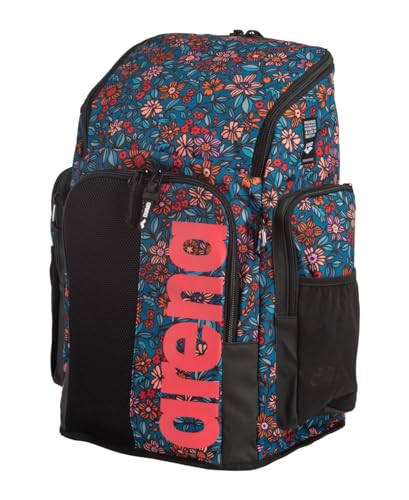 Image of ARENA Spiky III Backpack 45 Swimming Athlete Sports Gym Rucksack Large Training Gear Equipment Swim Bag for Men and Women, 45 Liters, Micro Floral