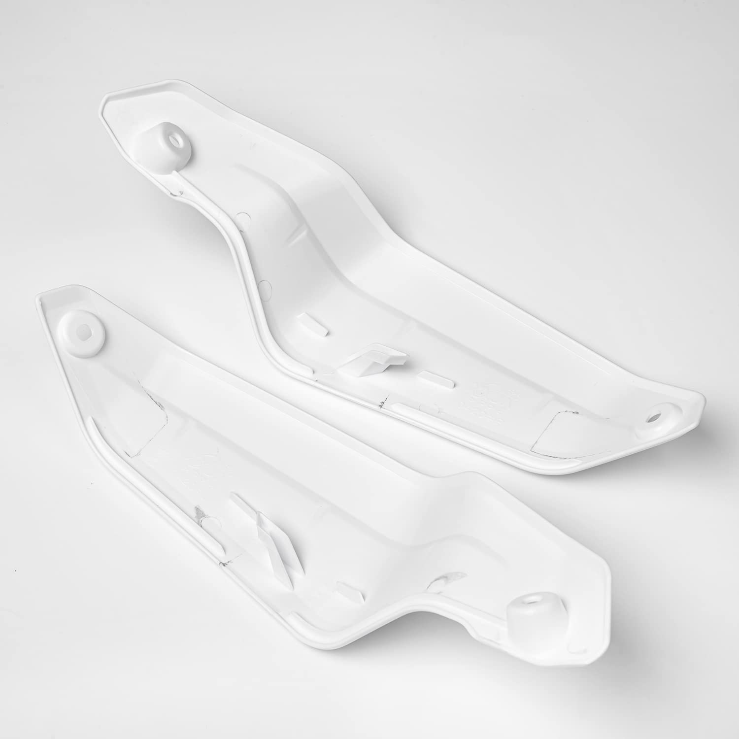 moto Paramani per spazzole per schermi Protezione per parabrezza Paravento per paramani Compatibile con CRF1100L Africa Twin Adv. Sport 2020-2024 Xadv 750 21-24 XL750 23-24 (Bianco)