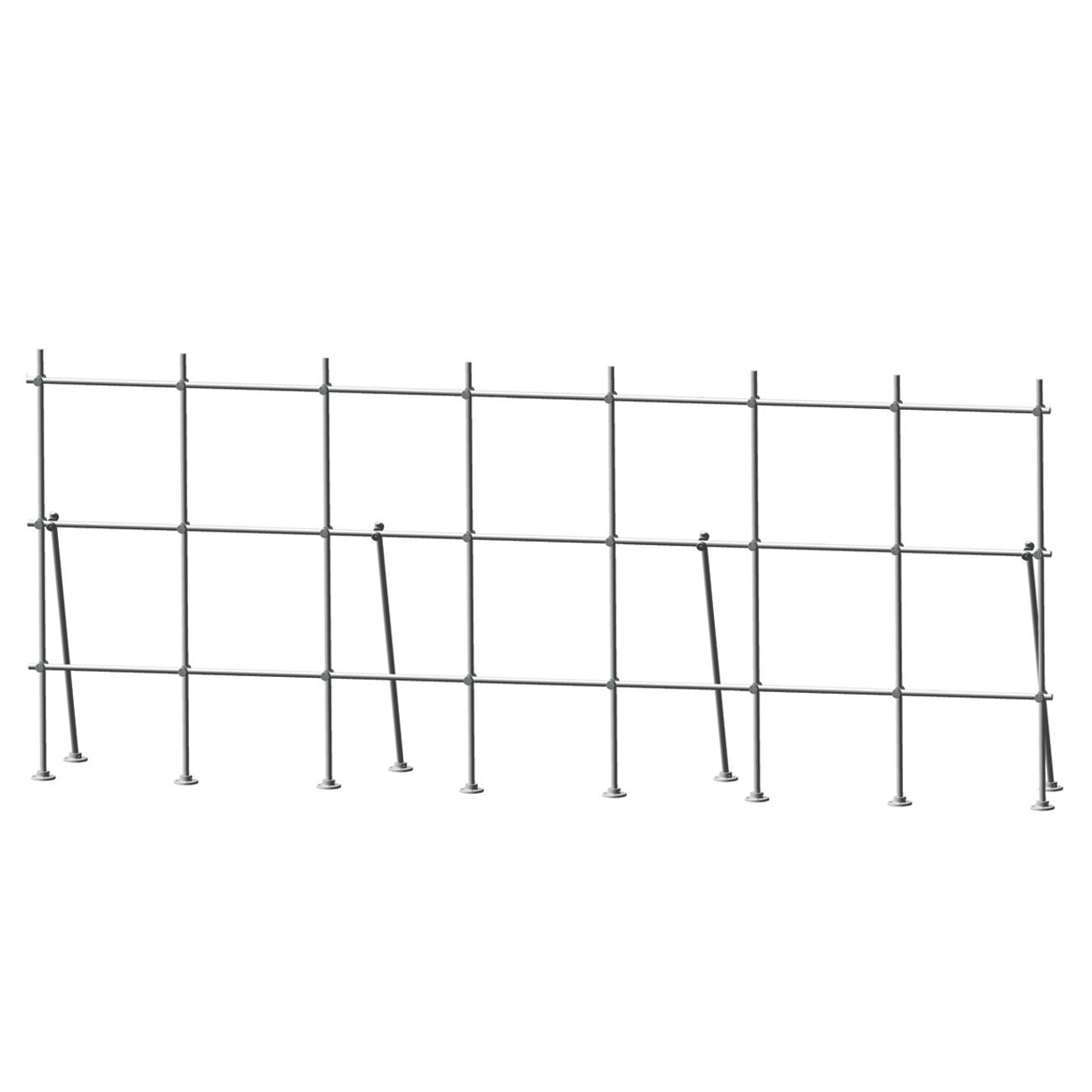 4 Foot Aluminum Table Top Mount Lab-Frame Kit for Fume Hoods
