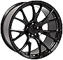 Partsynergy Replacement For 20' Rim fits 2006-2023 Dodge Charger Hellcat Style Satin Black 20x10 Wheel