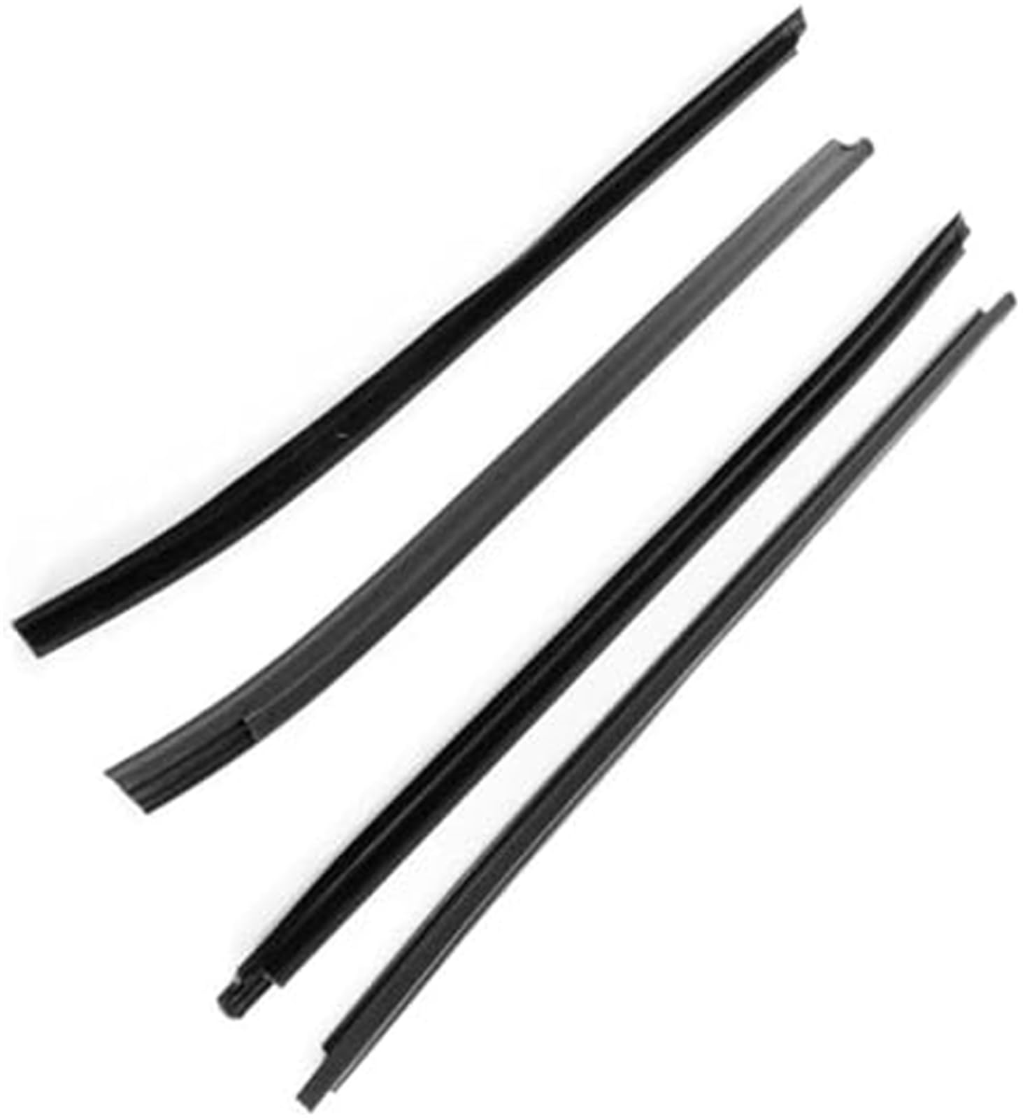 MKVAXR Automotive Window Edge Trim Window Weatherstrip Glass Seal Belt Rubber Moulding Trim Strips for TOYOTA for Hilux Sr5 4Doors 2005-2015 68161 0K010 68162 0K010