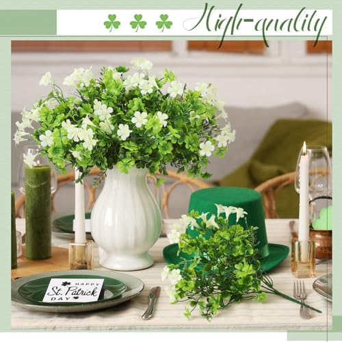 Trèfle artificiel pour Saint-Patrick et décoration de table - 6
