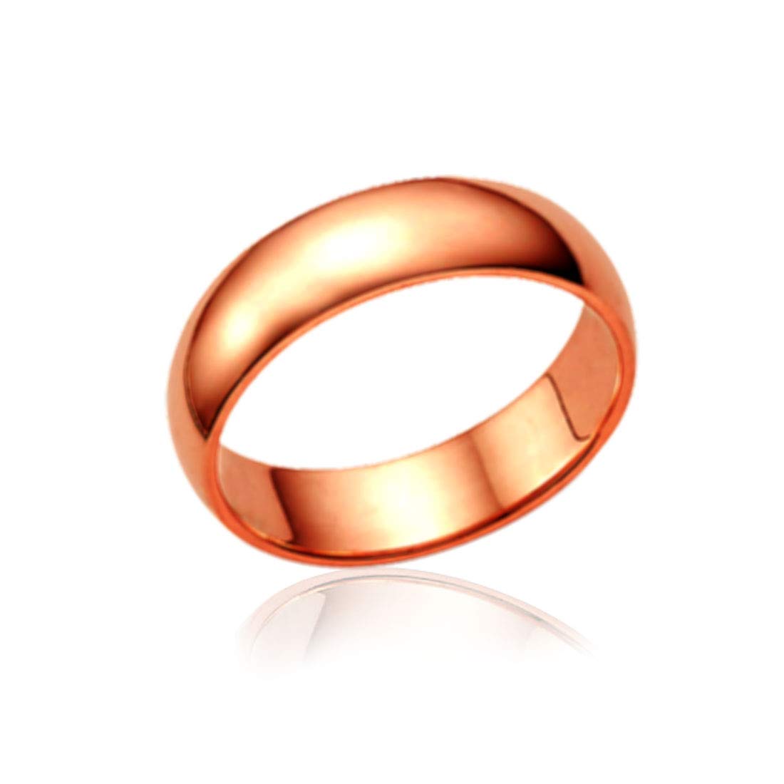Buy Sitare Copper Pure Plain Ring Sun Astrology Band Tamba ...