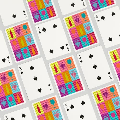 Lantern Press Wine Icons Pop Art 52 Cartas Poker miniatura 4