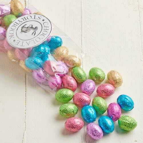 Milk Chocolate Rice Crispy Foil Eggs 3/4 lb. Bag - Easter basket ...