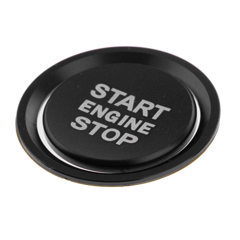 SECRET DESIRE Engine Start Stop Ignition Button Cover Trim Sticker For A4 A5 Black-image-40