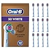 Oral-B Pro 3DWhite Aufsteckbürsten für elektrische Zahnbürste, 12 Stück, aufhellende Zahnreinigung, X-Borsten, Original Zahnbürstenaufsatz für Oral-B Zahnbürsten, briefkastenfähige Verpackung