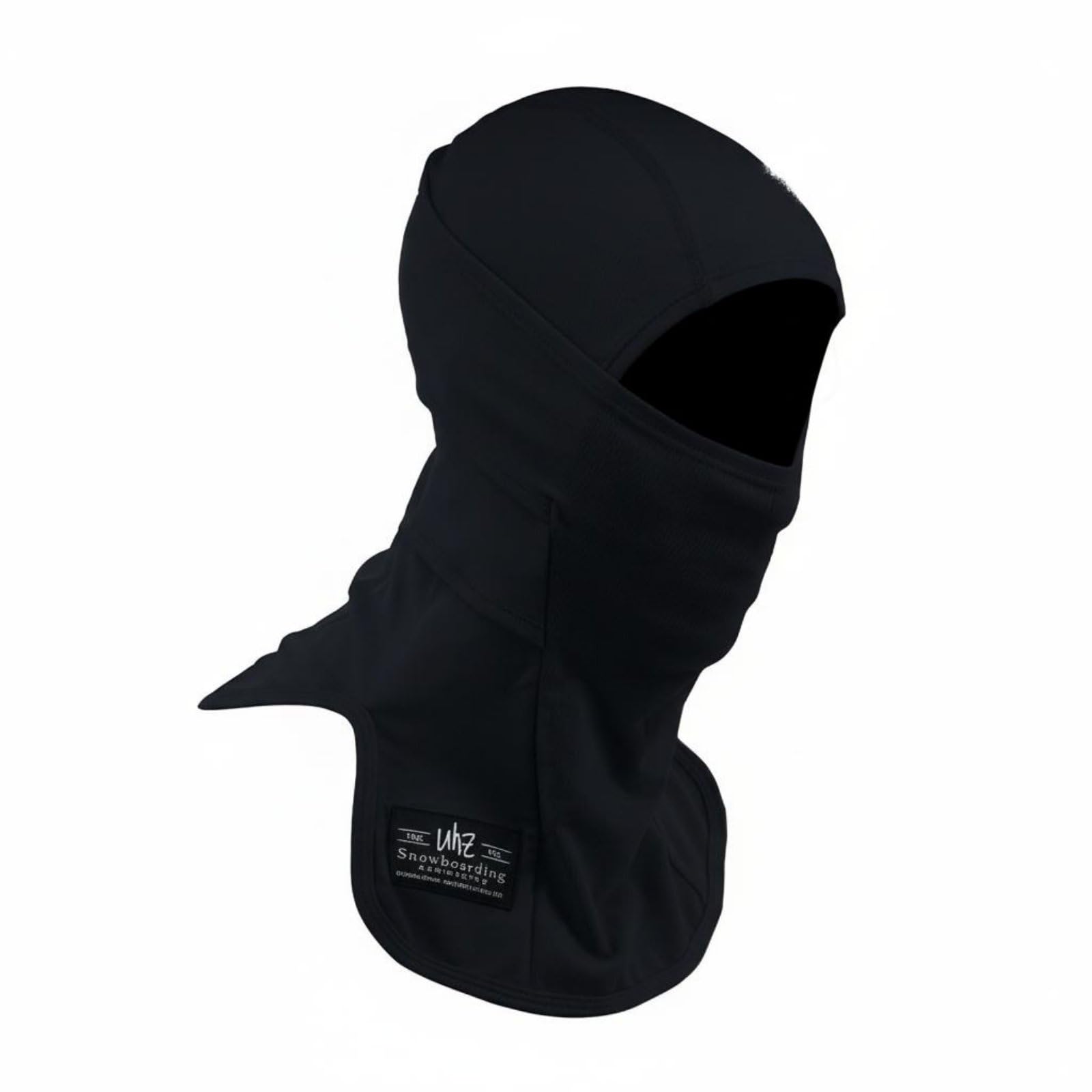 Skimaske Winddicht Winddichte Wintermaske Kälteschutz Winter-Gesichtsmaske für Frauen, Männer, Snowboarden, Wandern, Laufen, Schwarz, S-M