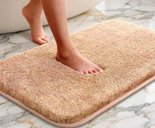Image of MAXOSHINE Microfiber Bathroom Mat Anti Skid-Highly Absorbent Super Soft Door Mats for Home Kitchen Living Room-2000 GSM Floor Mat