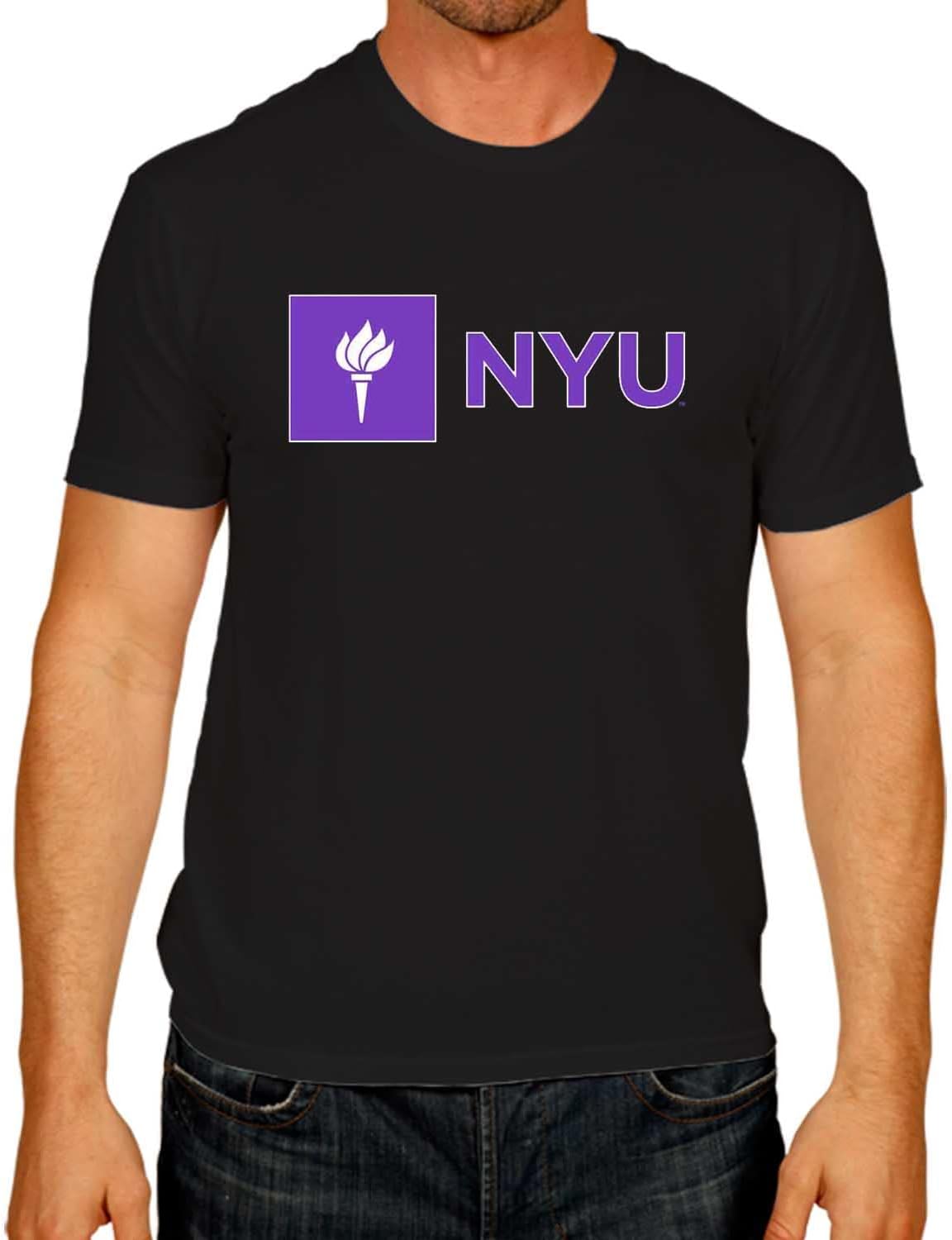 Campus Colors NCAA Adult Gameday Cotton T-Shirt, Black, Large