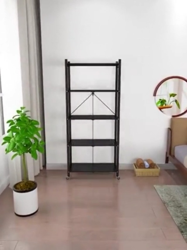Amazon｜AEEZO 折り畳みラック 5段 幅71×奥行き34×高さ155cm
